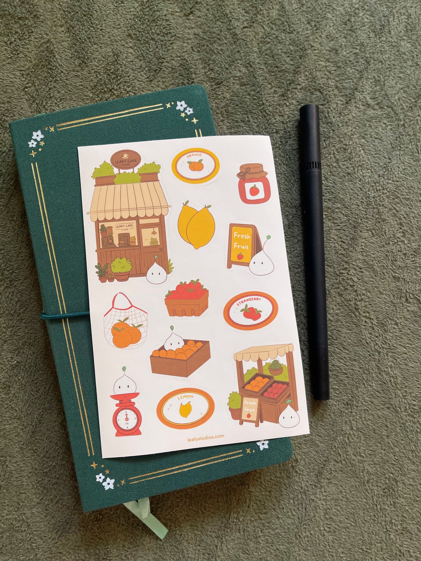 Fruit Market Sticker Sheet