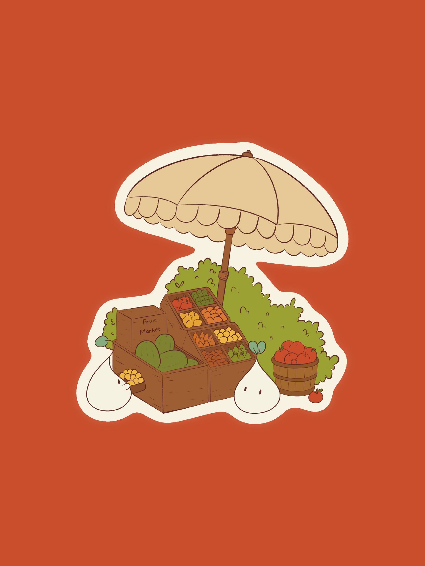 Fruit Market Sticker