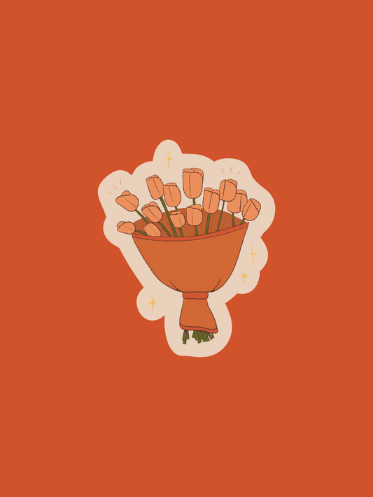 May Happy Mail - Flowers Sticker