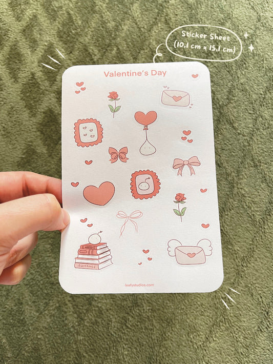 Valentine's Day Sticker Sheet